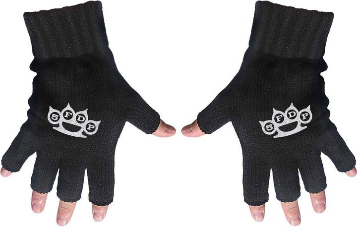 Produktbild Five Finger Death Punch Logo Fingerlose Handschuhe (One Size)