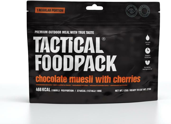 Tactical Foodpack Muesli au chocolat et aux cerises (125 g)
