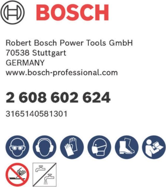 Produktbild Bosch Professional Zubehör Diamanttrennscheibe Standard for Asphalt, 300 x 20,00/25,40 x 2,8 x 8 mm