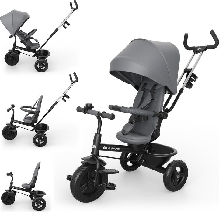Produktbild KinderKraft Tricycle ASTON 2 PLUS GREY
