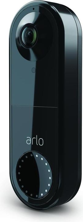 Image du produit Arlo Sonnette Vidéo Filaire, noir (Application, WiFi)