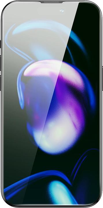 Image du produit Baseus Verre trempé plein écran pour iPhone 14 Pro avec filtre anti-lumière bleue et haut-parleur 0.3mm Co (80 pièce(s), Apple iPhone 14 Pro)