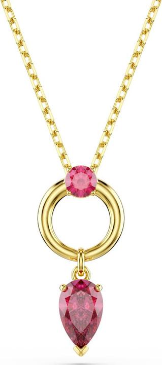 Produktbild Swarovski Mesmera Halskette Verschiedene Schliffe Rot Goldlegierungsschicht (Swarovski Metall)