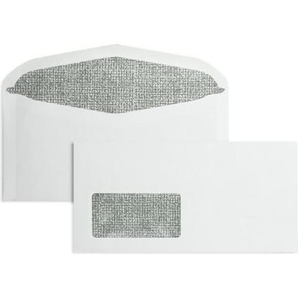 Blanke, Briefumschlag, Kuvertierhüllen DIN C6/5 80g/qm gummiert Fenster VE=1000 Stück weiss (C6/5, 1000 x)