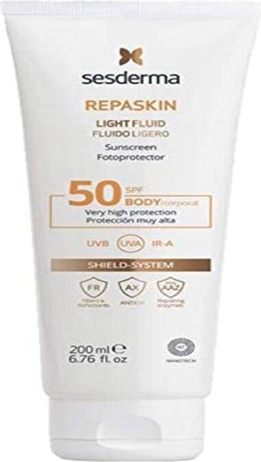 Produktbild Sesderma Repaskin Light Fluid Spf50 200ml (Sonnencreme, SPF 50, 200 ml)