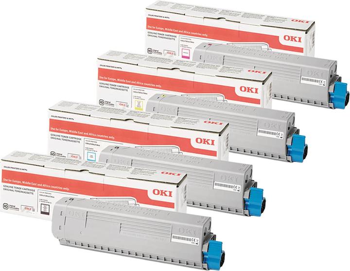 Produktbild OKI Original C824/C834/C844 SET Multipack / Set mit allen vier Farben (BK, C, M, Y)