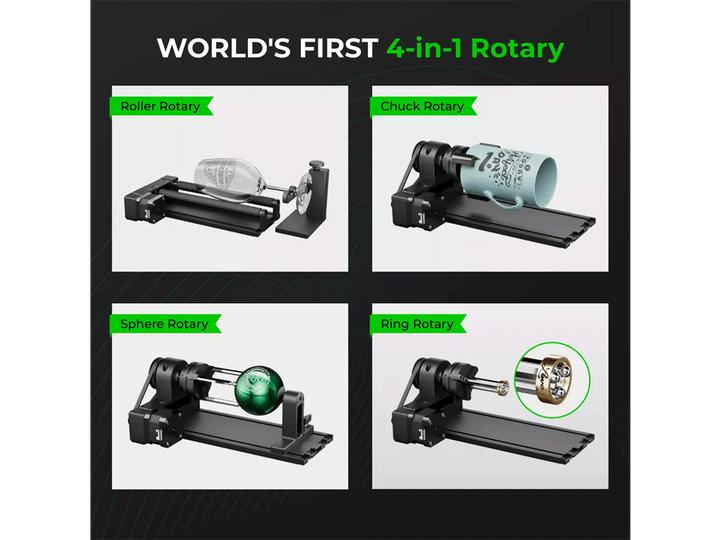Actual product image XTool Rotary Attachment 2 Pro - RA2 Pro