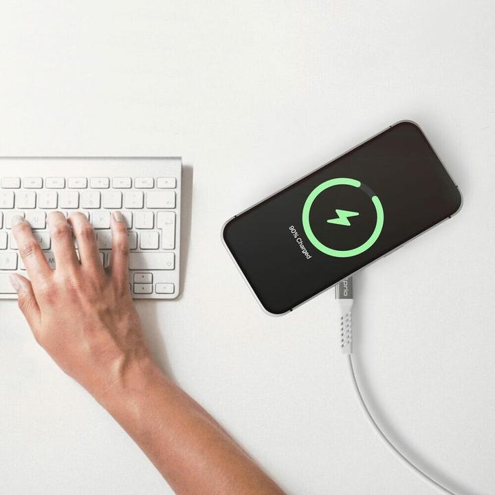 Produktbild prio Magnetisches kabelloses Ladegerät MAG (USB C) silber (15 W)