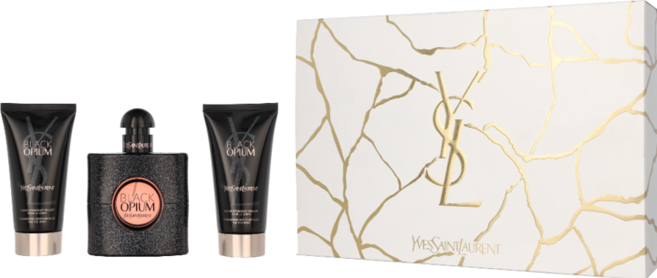 Produktbild Yves Saint Laurent Black Opium 50ml Bodyset Black Opium 50ml + 2x Black Opium Body Lotion (Körperpflegeset)