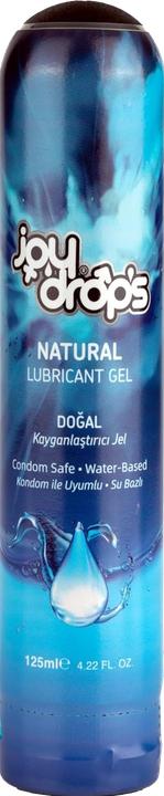 Produktbild JoyDrops «Natural Lubricant Gel» 125 ml, wasserbasiert, silikonfrei, leicht abwaschbar, kondomverträ (125 ml)