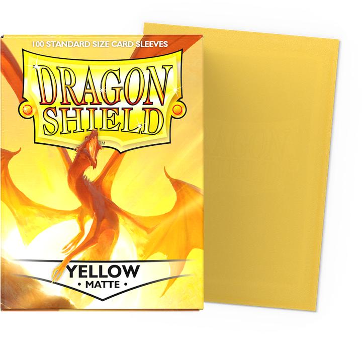 Actual product image Arcane Tinman ART11014 - Matte - Yellow (100) Card Sleeves