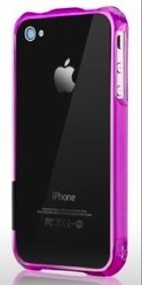 Produktbild more. Color Gem Lucent Bumper für iPhone 5/5S/SE Purple (Apple iPhone 5s, Apple iPhone 5, Apple iPhone SE)