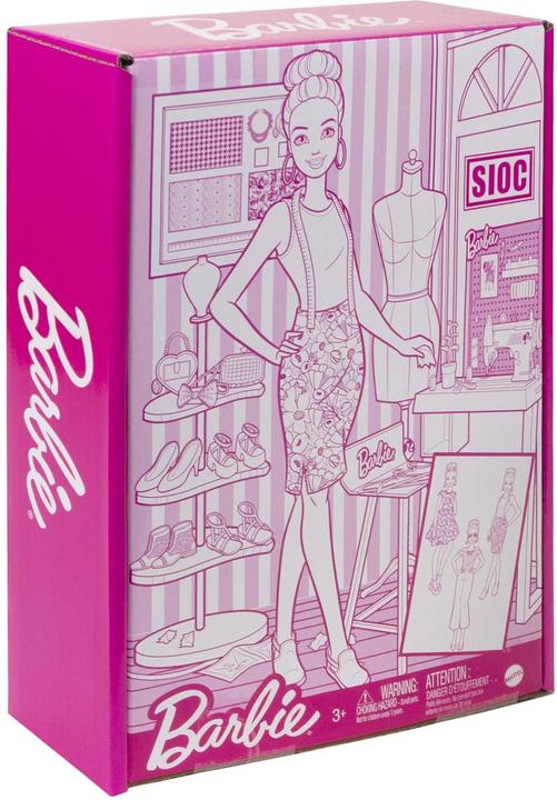 Image du produit Barbie Créatrice de mode avec studio de couture