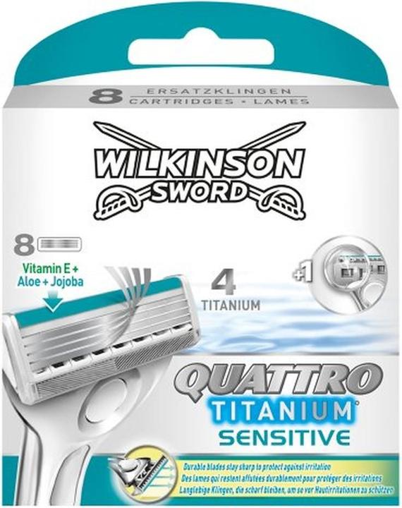 Produktbild Wilkinson Quattro Titanium Sensitive (8x)