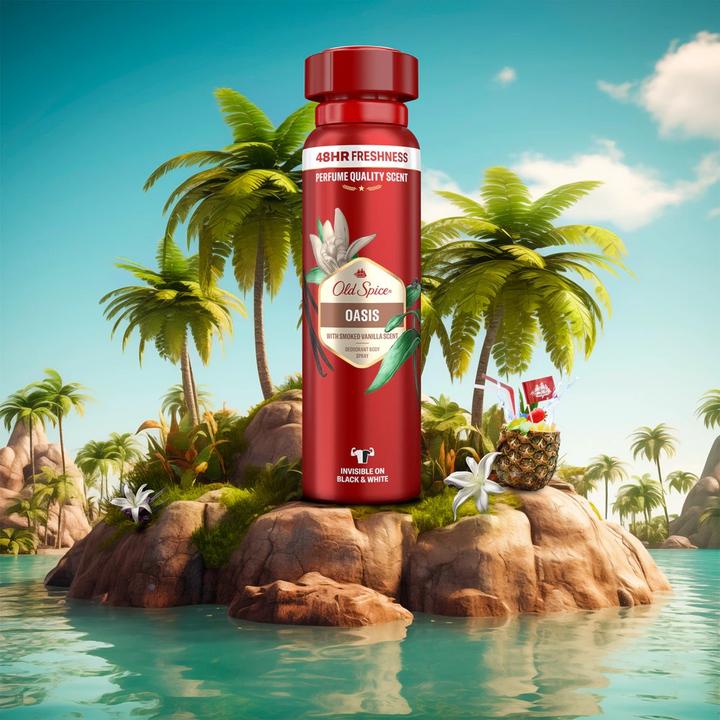 Actual product image Old Spice Oasis deodorant spray (Spray, 150 ml)