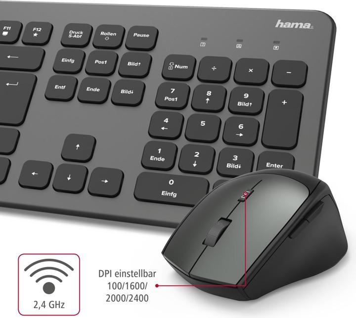 Actual product image Hama KMW-700 (DE, Wireless)