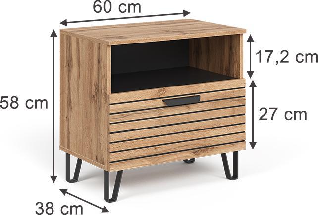 Produktbild Vicco Amber (60 x 38 x 58 cm)