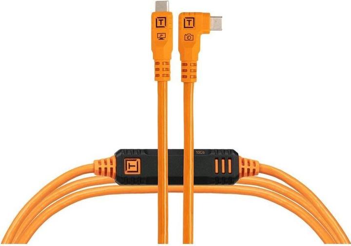 Actual product image Tether Tools TetherPro Optima 10G USB-C 10' (3m) Straight To Right Hig (3 m, USB 3.2 Gen 2, 100 W)