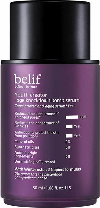 Actual product image Avon Belif Youth Creator Age Knockdown Bomb Anti-Aging Serum 1.68 fl oz