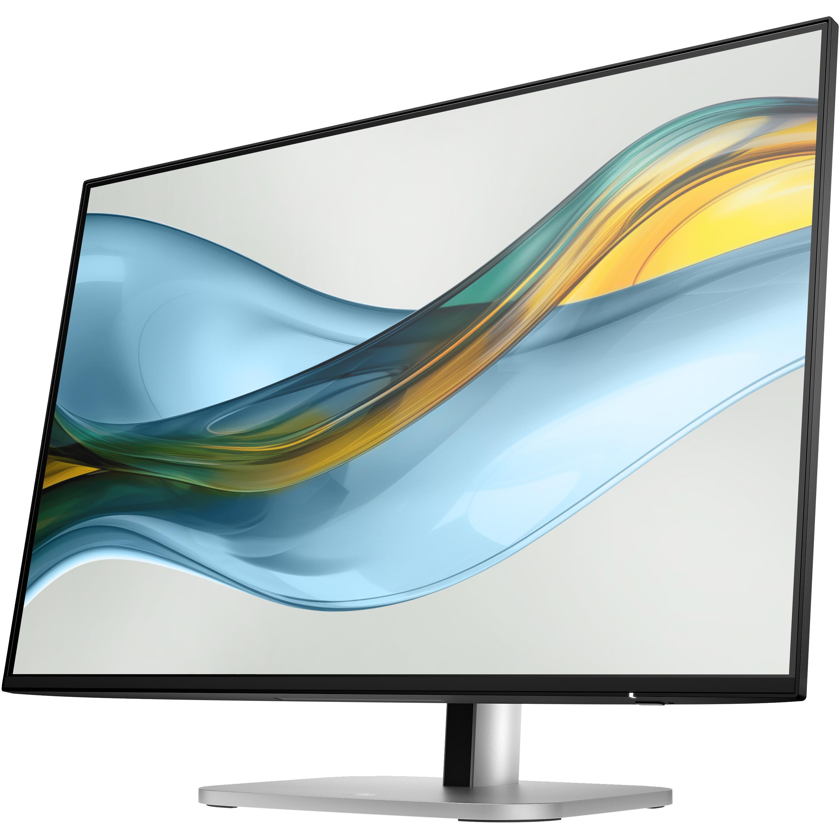 HP 524pn (1920 x 1200 Pixel, 24"), Monitor, Schwarz, Silber