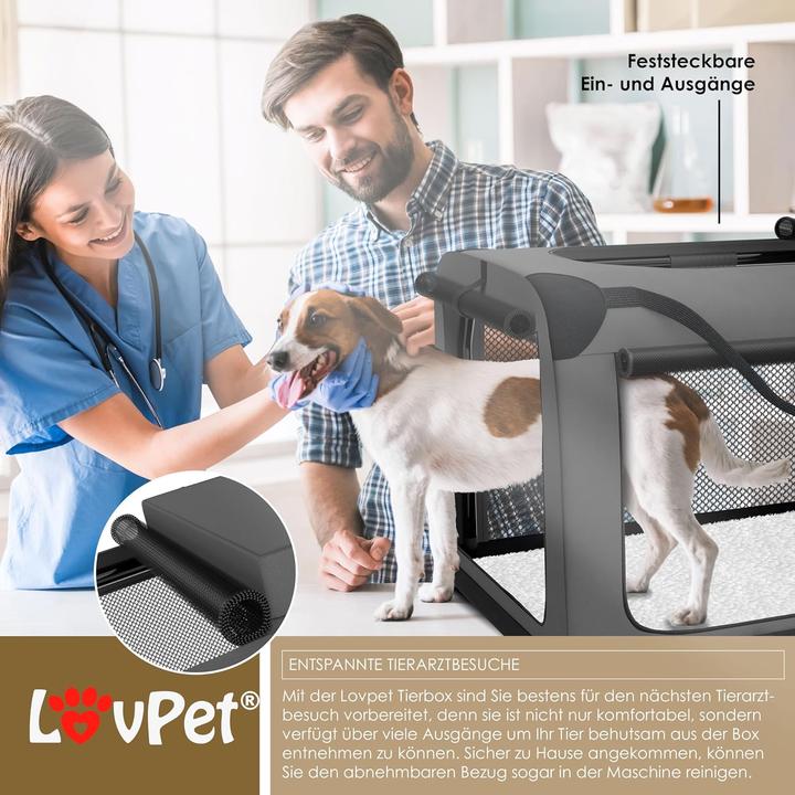 Actual product image Lovpet 23221 mfn Transport box (Dog, Cat, Breathable, Foldable)