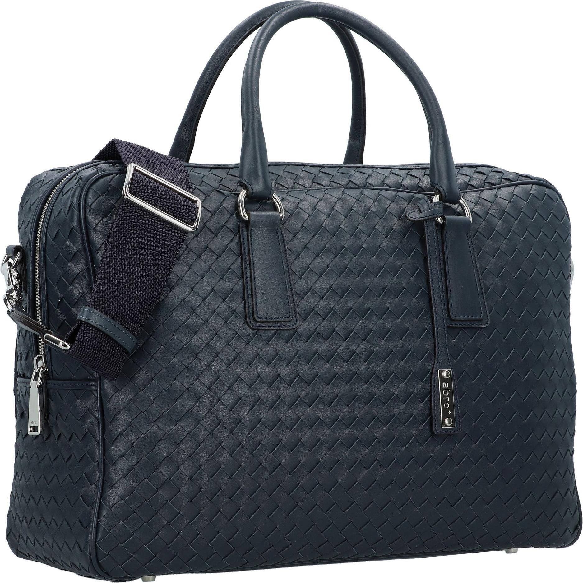 Thumbnail - Abro, Handtasche, Lotus Handtasche Leder 40.5 cm, Blau