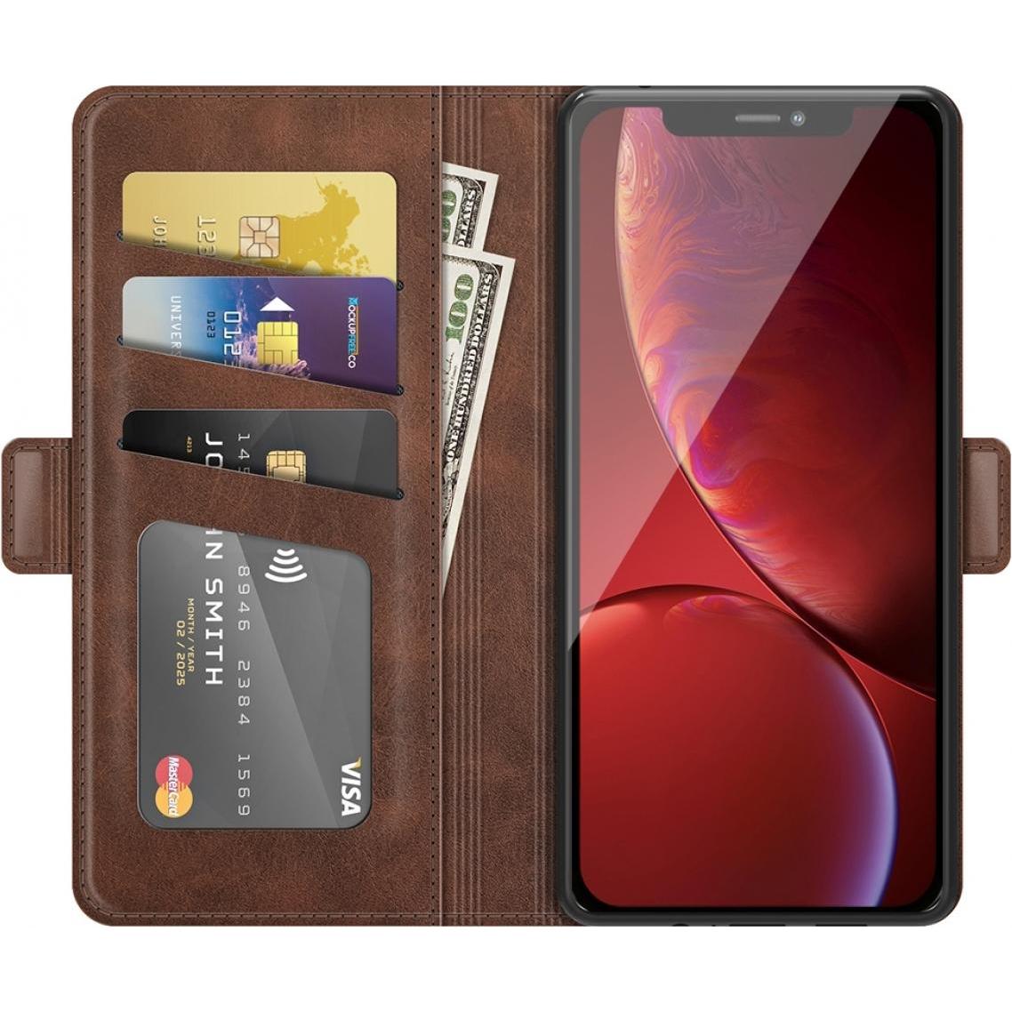 Screenguard Apple iPhone 13 Pro CardLounge Lederhülle (Apple iPhone 13 Pro), Smartphone Hülle, Braun
