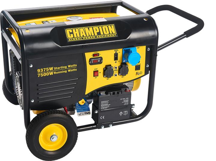 Actual product image Champion Power Equipment Agregat EU 8000 Watt Petrol Generator with Electric and Remote Start (7500 W, 14 l)