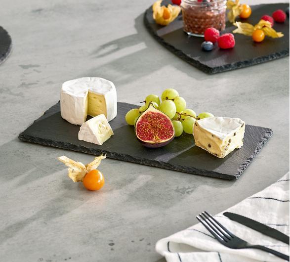 Actual product image Zeller Present Servierplatte Schiefer 30x15 cm