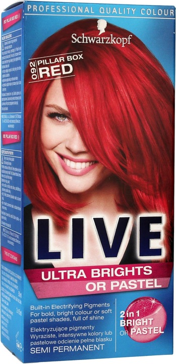 Actual product image Schwarzkopf Live Ultra Brights (92 Pillar Box Red)