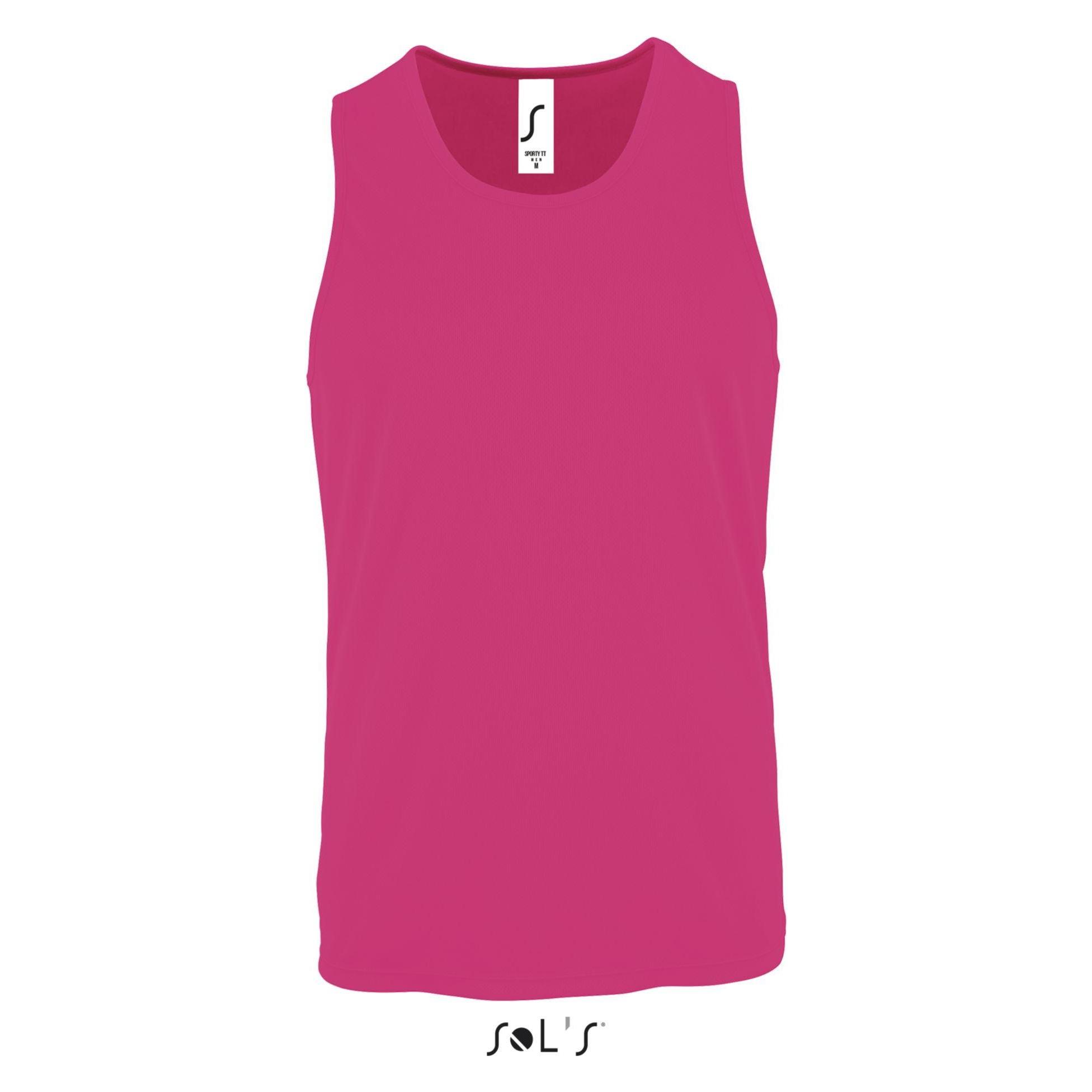 Sol's, Herren, Sportshirt, Sporty Tt (Xxl), Pink, Xxl