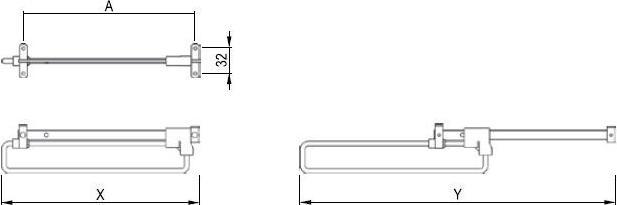 Productafbeelding No Name HANGER DOEK RETR 400MM NI (20/100)