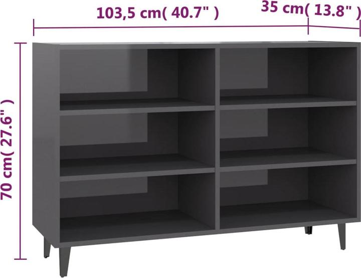 Produktbild vidaXL Lukas (103,5 x 35 x 70 cm)