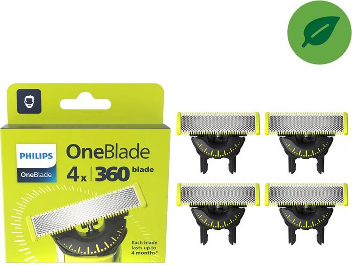 Actual product image Philips OneBlade Klinge 360 (4 x)