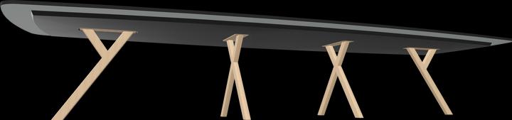 Produktbild Dietiker Felber T14 Sitzungstisch Boatform (4300 x 1450 x 720 mm)