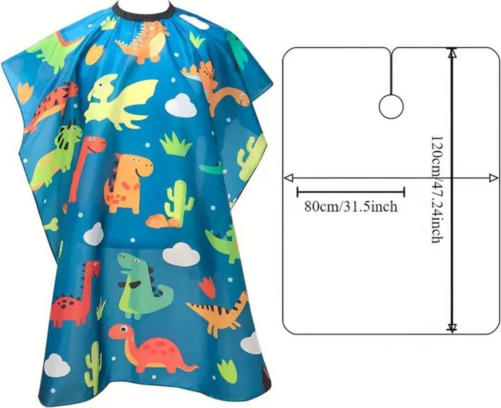 Jerbat Kinder Friseurumhang Dinosaurier Design