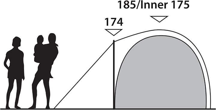 Produktbild Outwell Cloud 5 (Kuppelzelt, 8.70 kg, 5 Personen)
