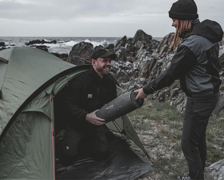 Actual product image Easy Camp Kuppelzelt Setesdal 2 (olivgr?n, mit Tunnel-Vorbau, Modell 2025) (Dome tent, 3 kg, 2 persons)