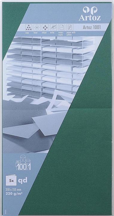 Produktbild Artoz 1001 Karten155 ra.gre (15.5 x 15.5 cm, 220 g/m², 5 x)
