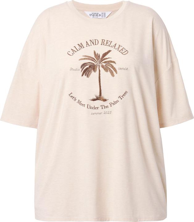 Actual product image Studio Untold Palm Tree Embroidered Tee (46, 48)