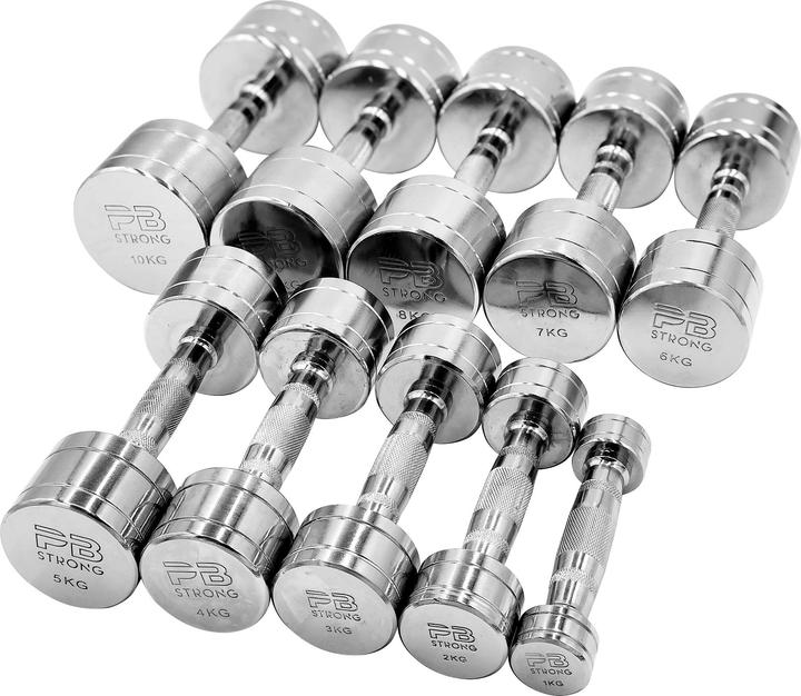 Produktbild Perform Better Kurzhantel Chrom 3kg (1 x 3 kg)