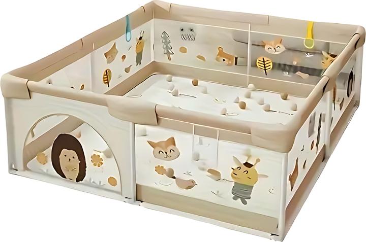 Actual product image Milkii Playpen/playpen, 200 x 150 cm - Forest Friends (150 cm, 200 cm)