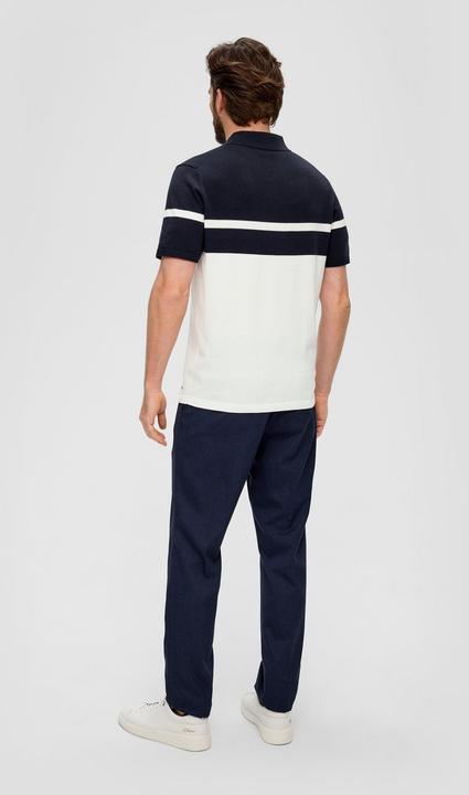 Produktbild s.Oliver Strickpullover Poloshirt aus Feinstrick (M)