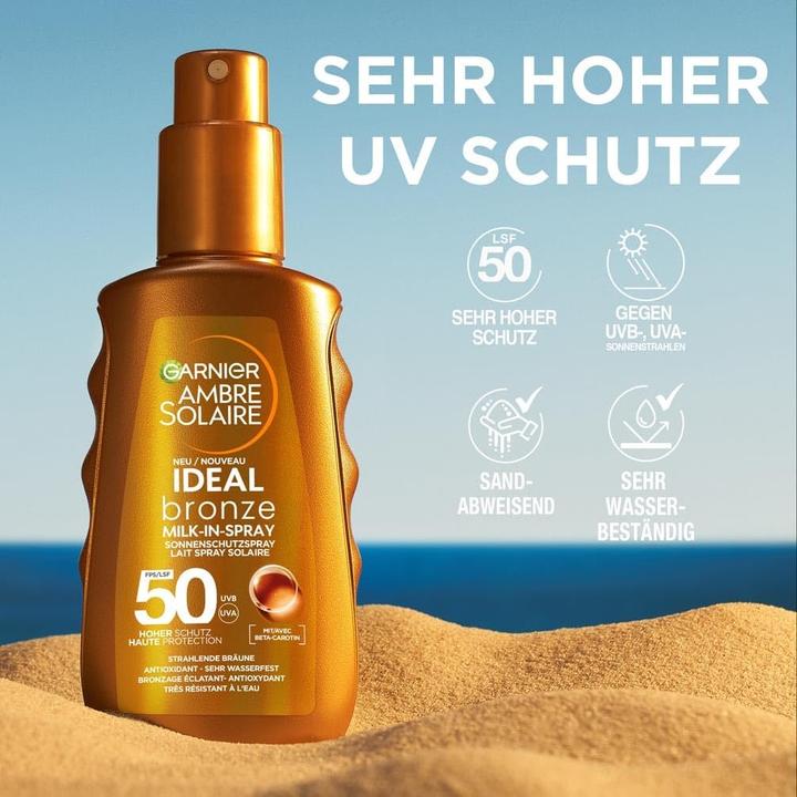 Image du produit Garnier Ambre Solaire Ideal Bronze - Huiles (Spray solaire, SPF 50, 150 ml)