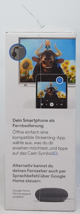 Immagine prodotto Google Cromecast 3 (Android 4.2 (Jelly Bean), Android 4.0 (Panino con gelato))
