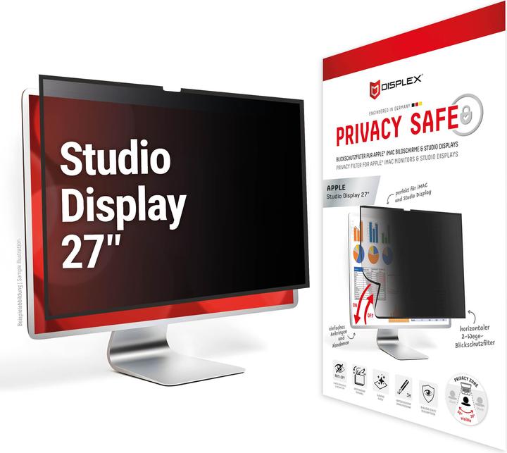 Produktbild Displex Privacy Safe, Desktop Monitor Blickschutzfilter (24.49")