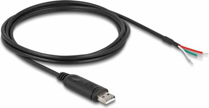 Actual product image Delock Adapter cable USB 2.0 Type-A to serial RS-485 3 x open (2 m, Industrial cables)