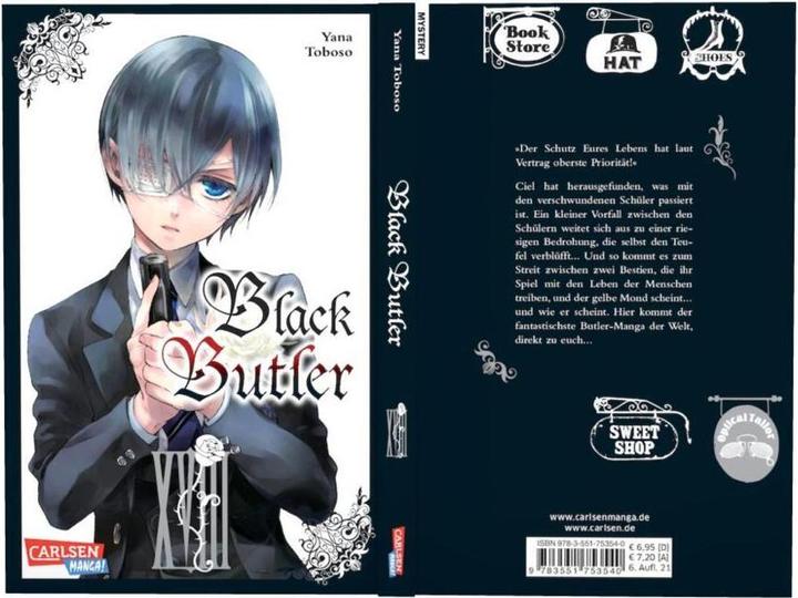 Produktbild Black Butler, Band 18 (Deutsch, Yana Toboso, 2014)
