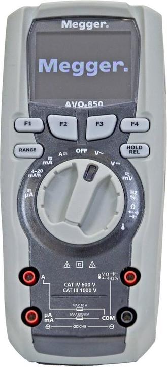 Immagine prodotto Megger AVO850 Multimetro portatile digitale CAT III 1000 V, CAT IV 600V Display (conteggi): 50000 (CAT III 1000V, CAT IV 600V)