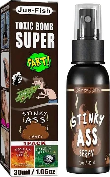 Cbx Stinkender Furz-Spray, schrecklicher Geruch Spray, perfekt für Streiche